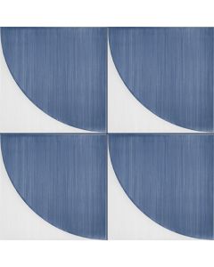 Scenario 434 Blu Convex Square Convex SR24 White & Blue porcelain tile tile, beautiful white & blue, 8x8
