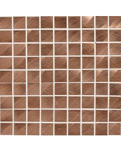 Posh Spritzer Hexagon walnut brown premium hexagon tile on bathroom shower wall, 12x12