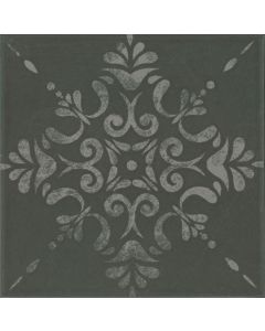 Moroccan Concrete 716 Aziza - Charcoal Square Aziza MC60 Dark Gray porcelain tile tile, beautiful dark gray, 8x8