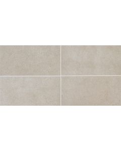 Concrete Chic - CC67 - Elegant Gray - Rectangle - 12X24 - Matte porcelain tile tile, pewter gray, 300x600