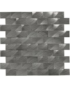 Spa Chevron beautiful dark grey premium tile on bathroom shower wall, 12x12