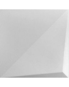 ceramic wall tile -102-Dobs-White-150 x 150 mm ( 6" X 6" ) crisp white premium tile on bathroom shower wall, 6x6