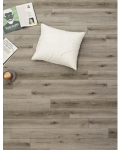 Dakota Oak Brown  warm brown porcelain tile on bathroom shower wall, 8x59