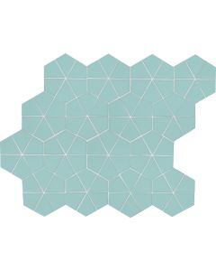 6 X 6, Green, Kaleidoscope Glazed Ceramic TILE, Matte