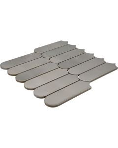 Smokey Gray Pencil Fluted