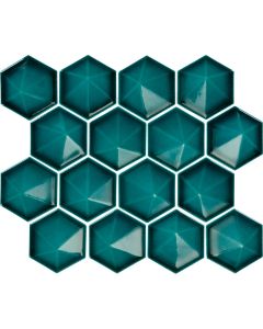 Aquamarine Pyramid Hexagon Apex