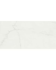 Solara white marble-inspired LVT flooring from Oberon Collection - Oberon Solara White Rectangle