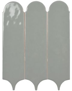 ceramic wall tile -179-Foss-Grass-76 x 300 mm ( 3" X 12" ) sage green premium tile on bathroom shower wall, 3x12