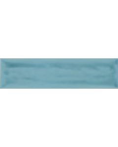 ceramic wall tile -167-Fano-Blue-76 x 300 mm ( 3" X 12" ) sky blue premium tile on bathroom shower wall, 3x12