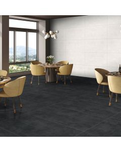 LATHIC beautiful dark gray premium tile on bathroom shower wall, 24x47