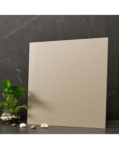 24x24 Element Matte Polished Porcelain Tile natural beige engineered porcelain tile on bathroom shower wall, 24x24
