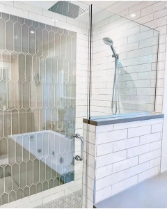 Acero Arrow Grey 2x10 Matte Tile