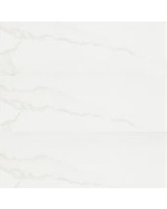 Studio Carrara Rectangle bright white premium tile on bathroom shower wall, 300x600