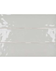 Lillewhite & gray beautiful white & gray premium tile on bathroom shower wall, 3x12