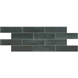 2 x 8 inches Beautiful Dark Green Glazed TILE