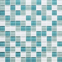 1 x 1 inches, Vibrant Multicolor Mosaic TILE, Premium Glass